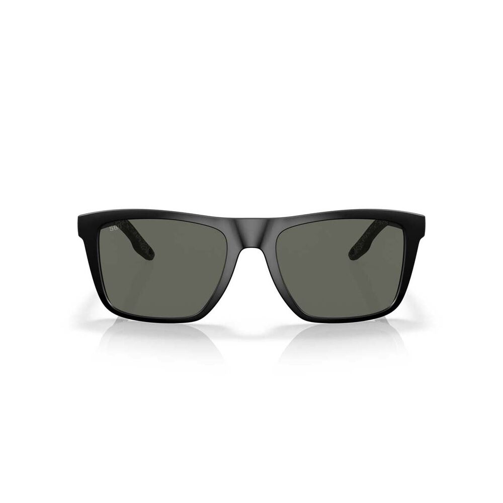 Costa Mainsail Men's Polarised Sunglasses Matte Black with Grey Lens