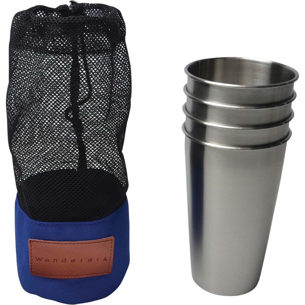 Wanderer Stainless Tumbler 600ml 4 Pack