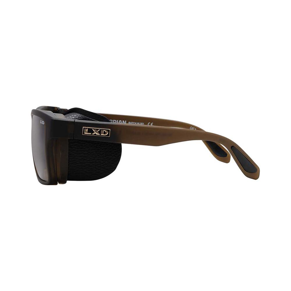 LXD Men's Caspian Polar Sunglasses Matt Brown with Brown Lens