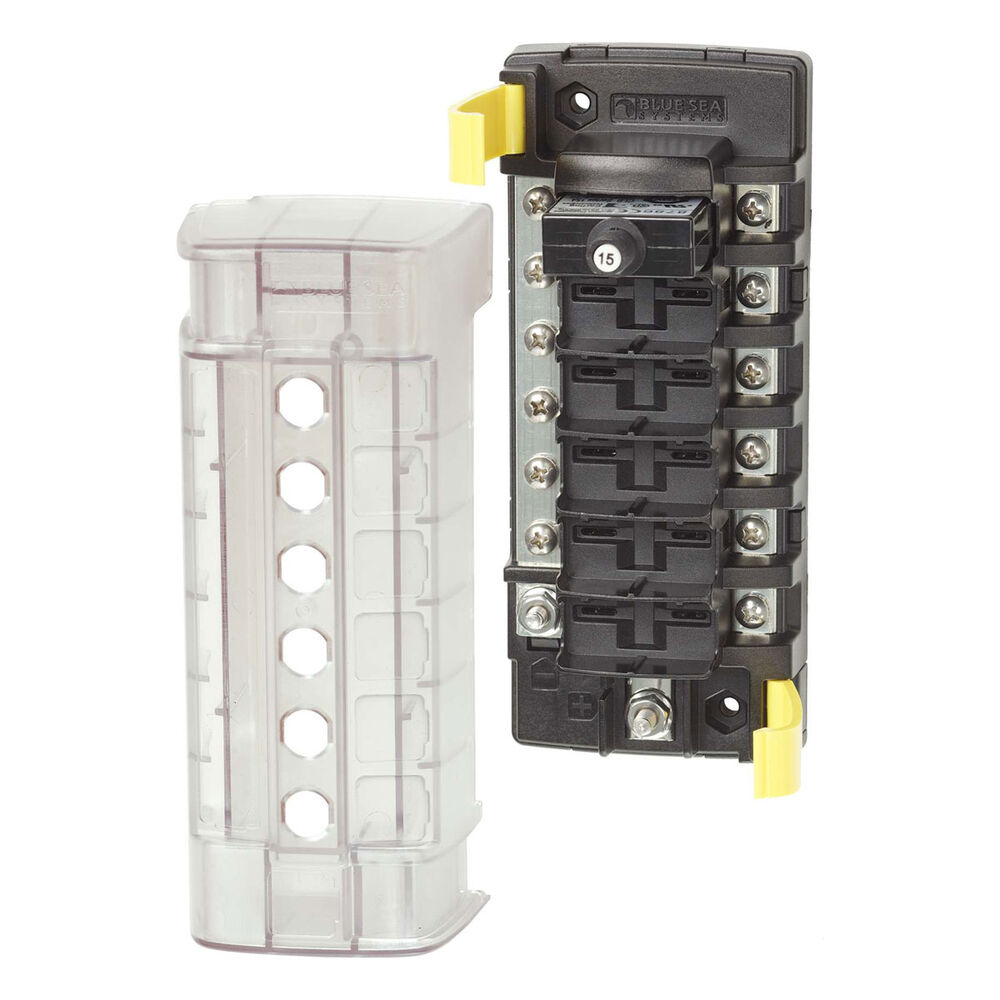 Blue Sea Systems ST CLB Circuit Breaker Block with Negative Bus