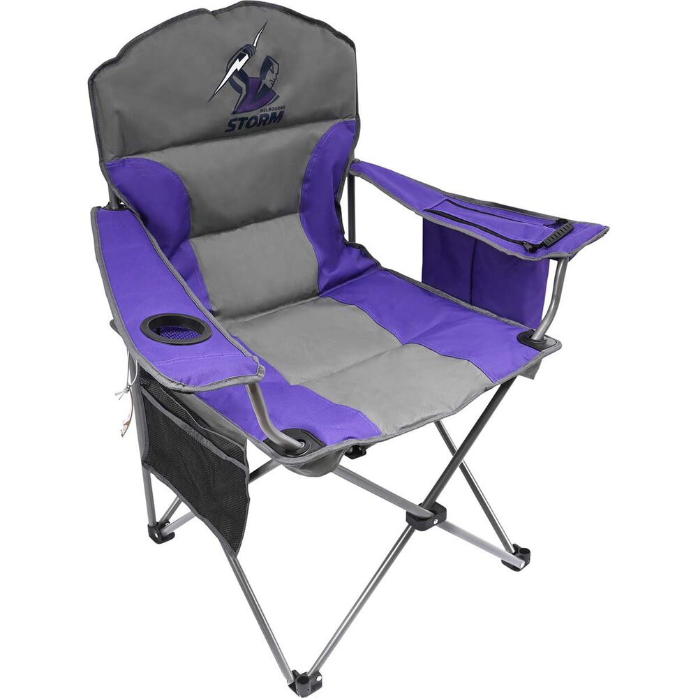 NRL Melbourne Storm Camp Chair 130kg