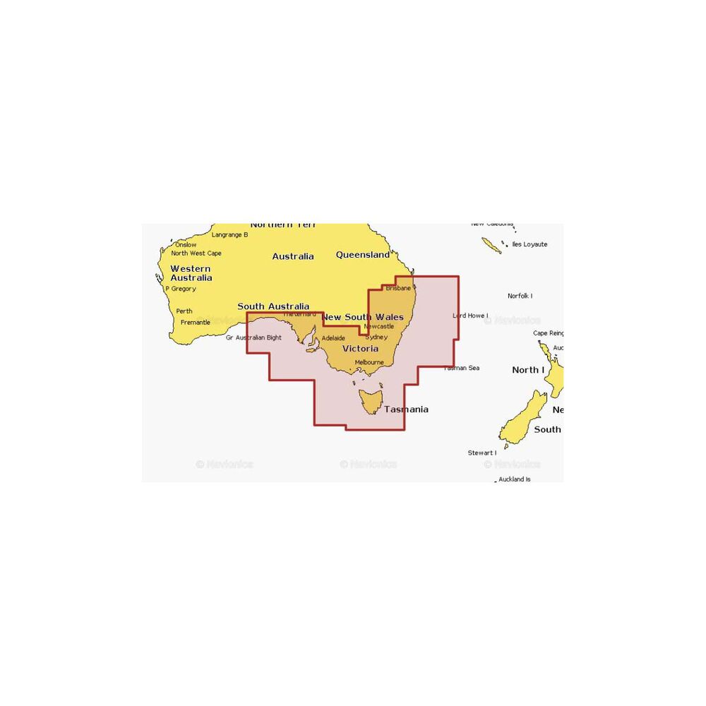 Navionics Plus Australia South East Marine Chart