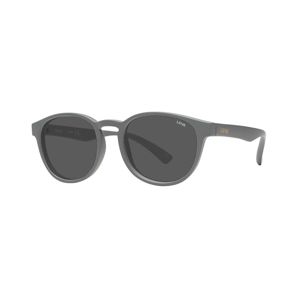 Liive Kids' Bobby Sunglasses Matt Black with Grey Lens