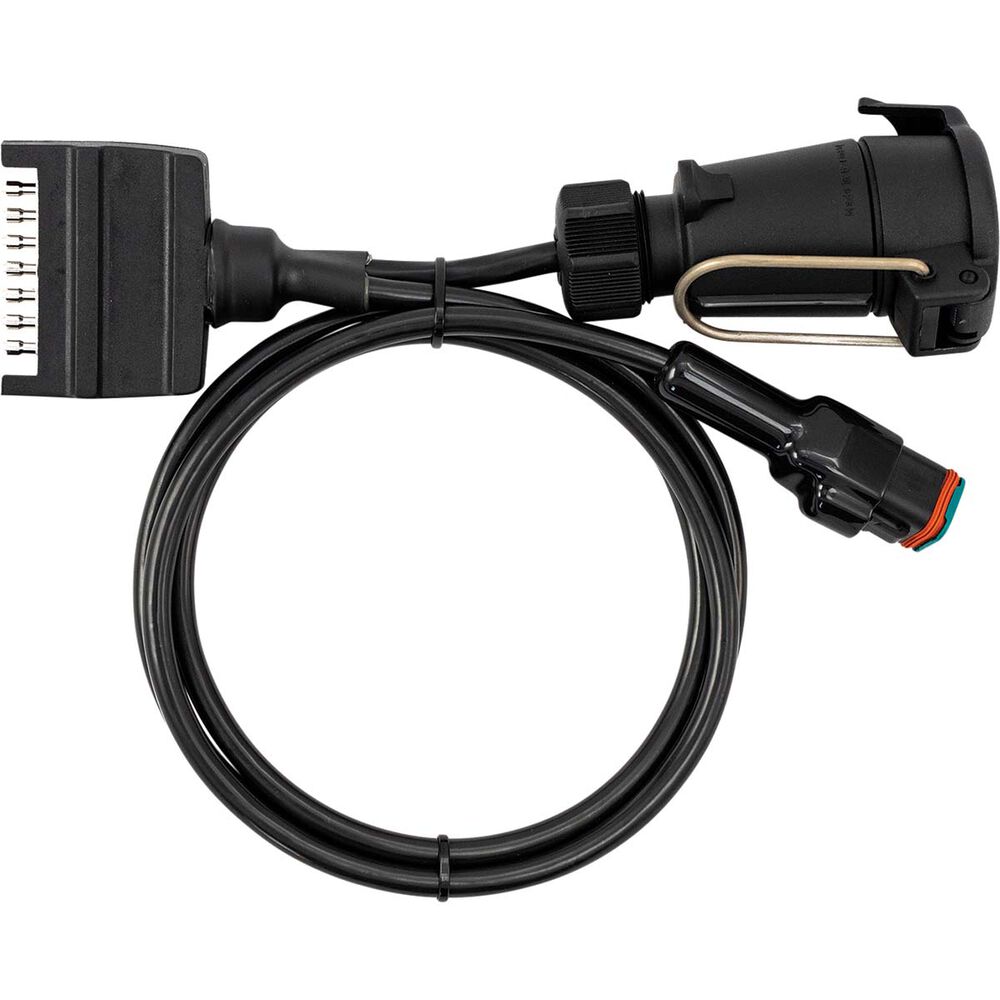 Elecbrakes Flat 7 Pin to Large Round 7 Pin Trailer Adaptor