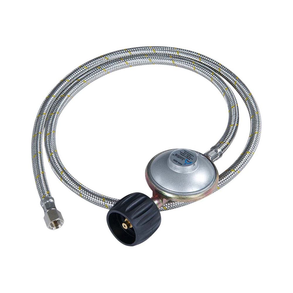 Companion Low Pressure LCC27 Regulator to ¼ BSPF Gas Hose 1200mm