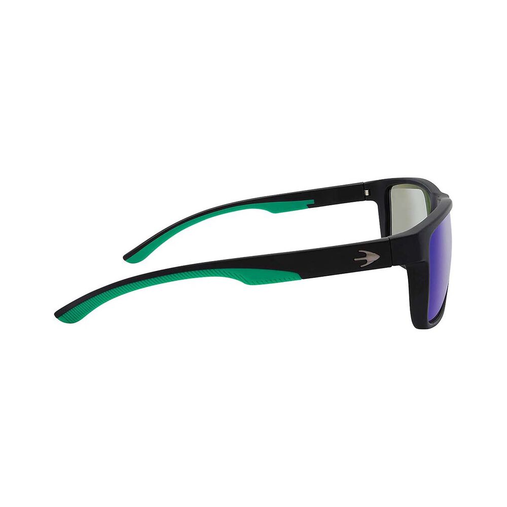 Stingray Yellowfin Polarised Sunglasses Black with Green Lens