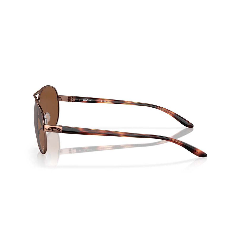 Oakley Feedback Women's Polarised Sunglasses Rose Gold with Prizm Lens