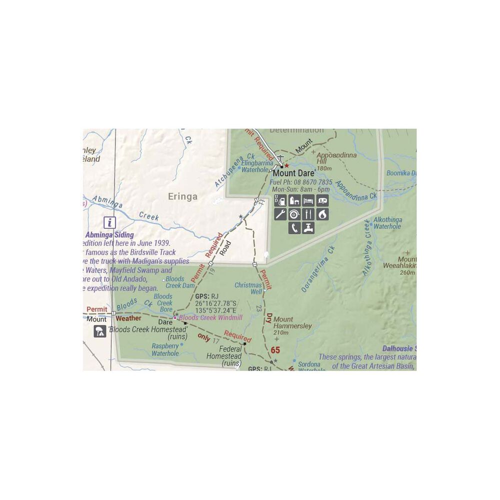 Hema Map Great Desert Tracks Simpson Desert