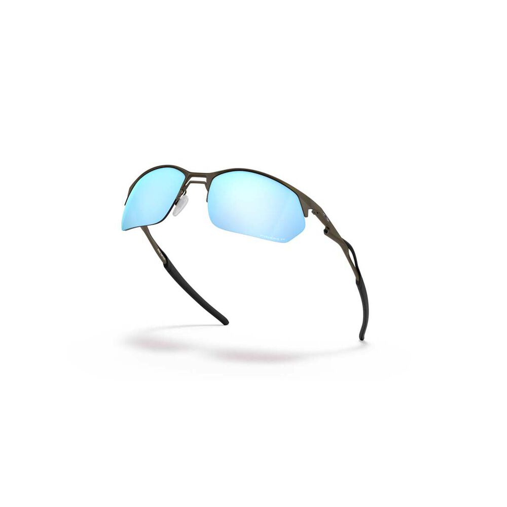 Oakley Wire Tap 2.0 Polarised Sunglasses Satin Lead with Prizm Lens