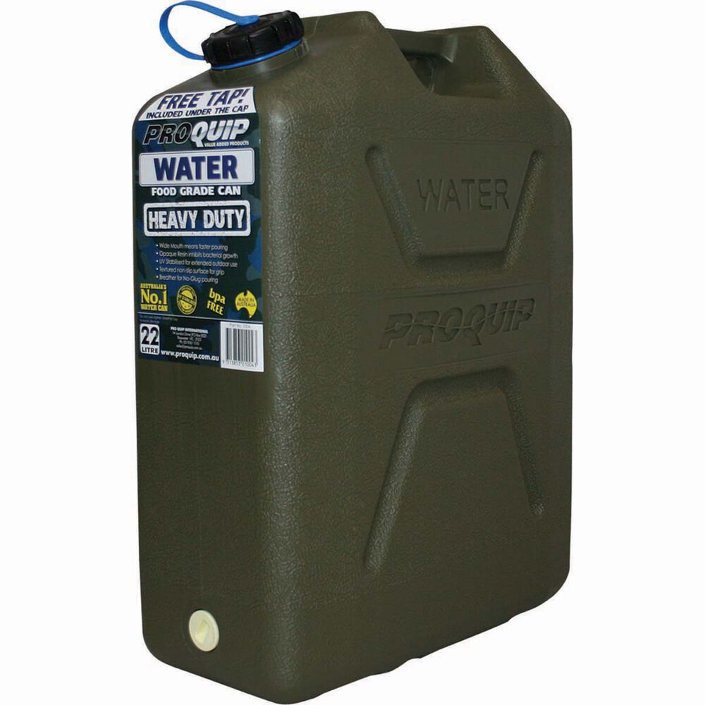 Pro Quip Water Carry Can - 22 Litre, Green