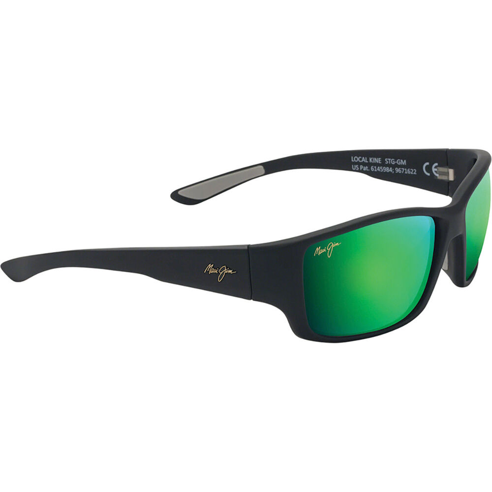 Maui Jim Men's Local Kine Sunglasses with Green Lens