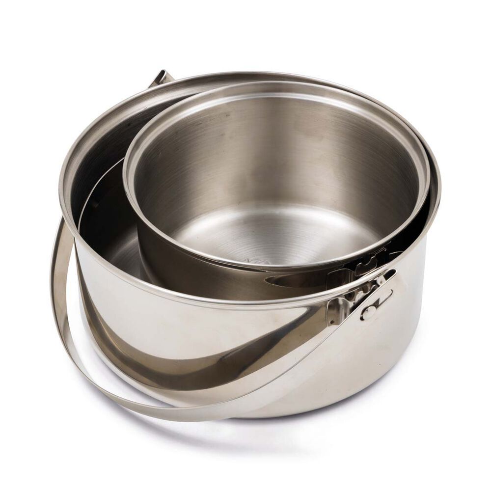 Campfire 4 Piece Stainless Steel Pots