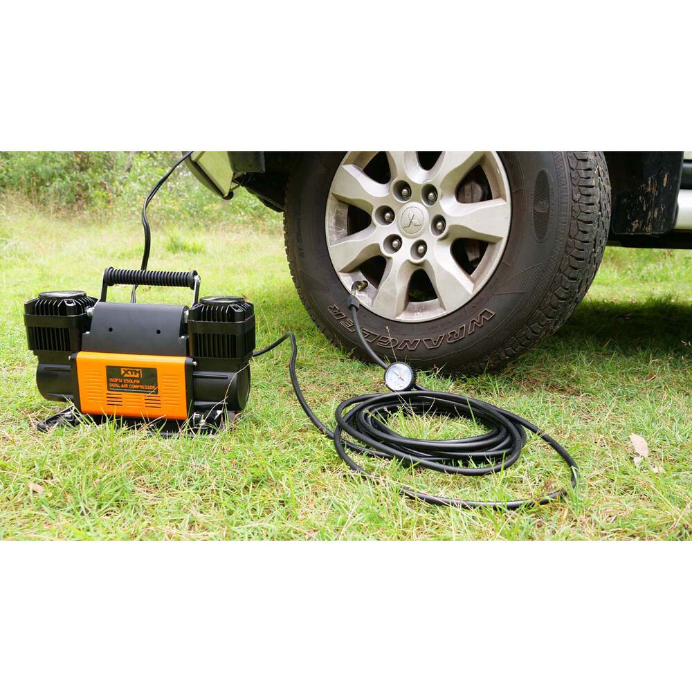 XTM Dual Air Compressor 250LPM 150PSI