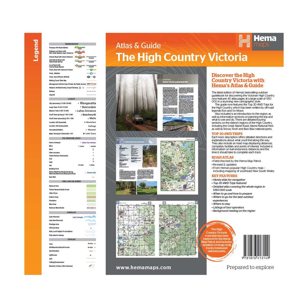 Hema Victorian High Country Atlas & Guide (3rd Edition)