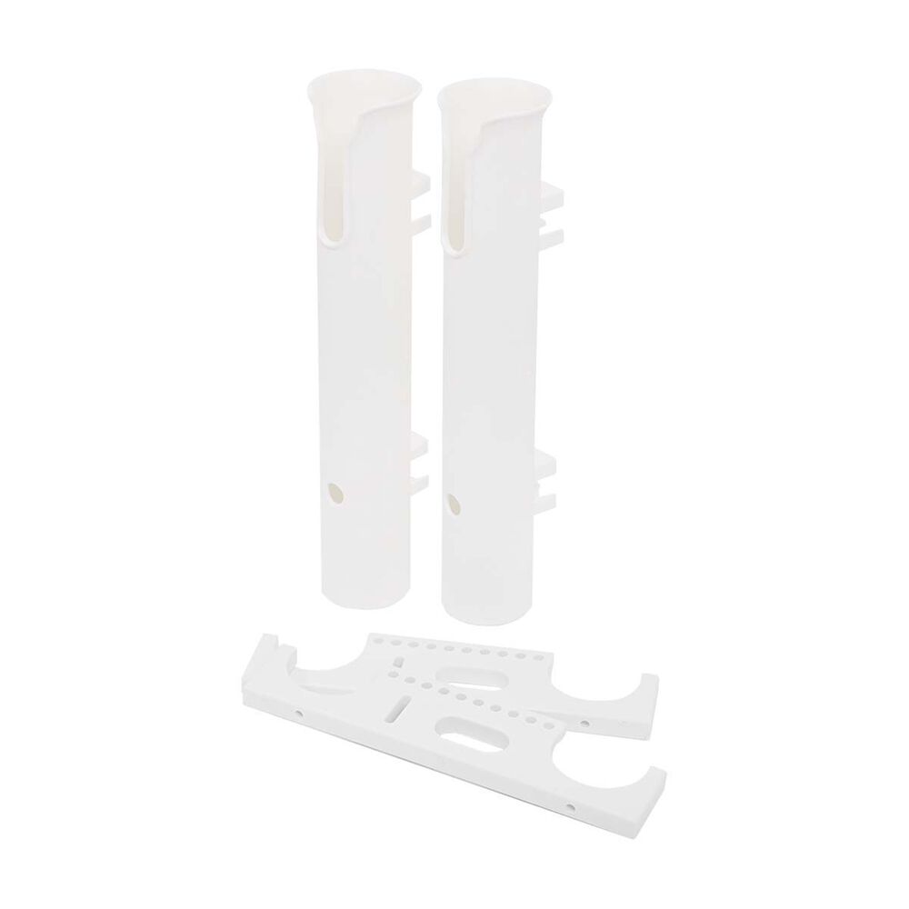 Bowline White 2 Rod Holder tube rack