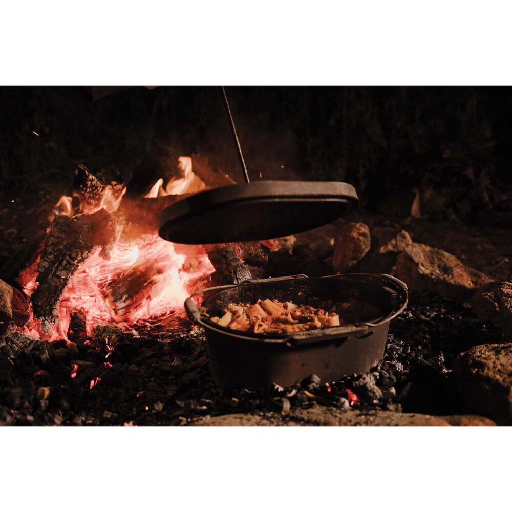 Campfire Pre Seasoned Cast Iron Camp Oven 10 Quart
