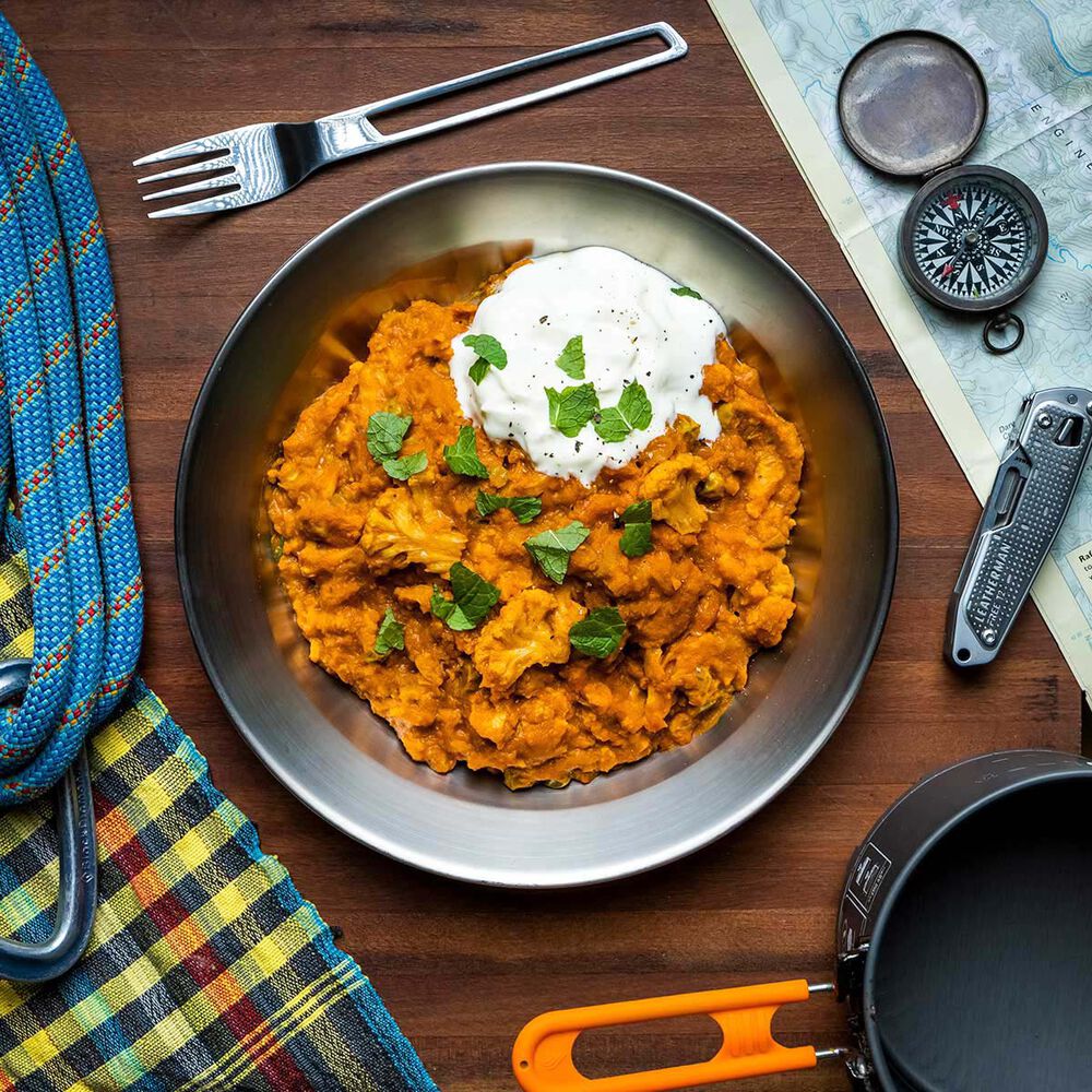Campers Pantry Freeze Dried Cauliflower Pea Dahl Single Serve