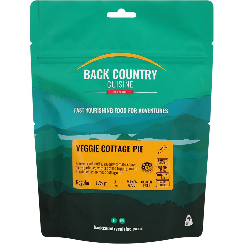 Back Country Cuisine Freeze Dried Veggie Cottage Pie 2 Serves