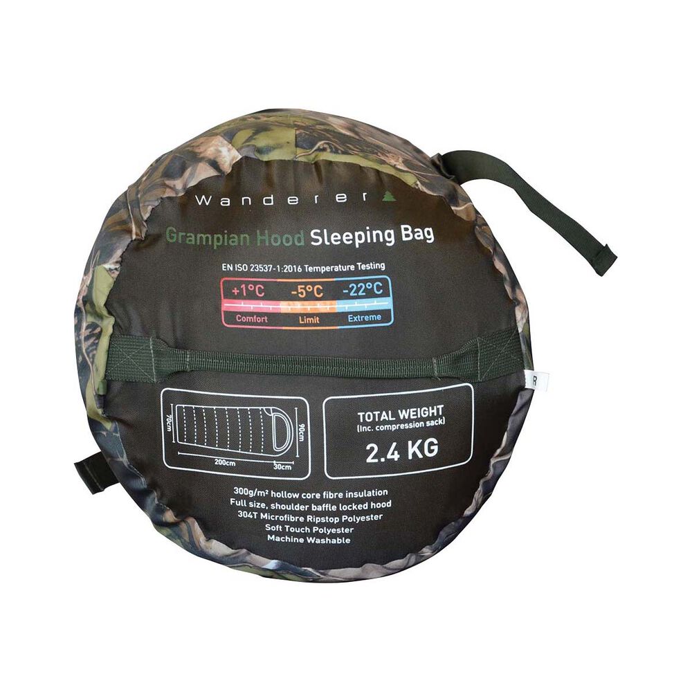Wanderer Grampian +1C Hooded Sleeping Bag