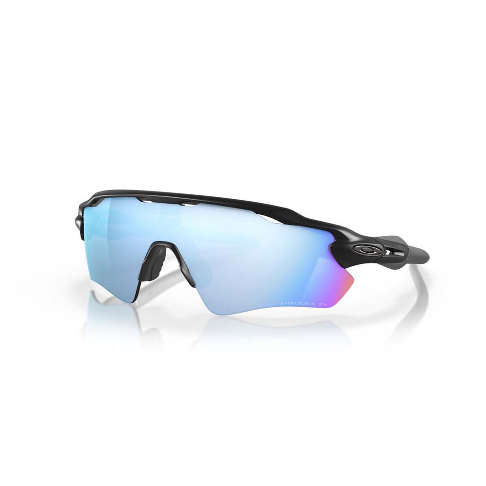 Oakley Radar EV Path Men's Polarised Sunglasses Matte Black with Prizm Blue Lens