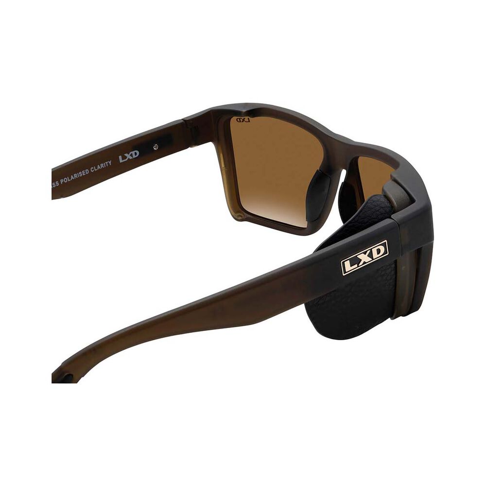 LXD Men's Caspian Polar Sunglasses Matt Brown with Brown Lens