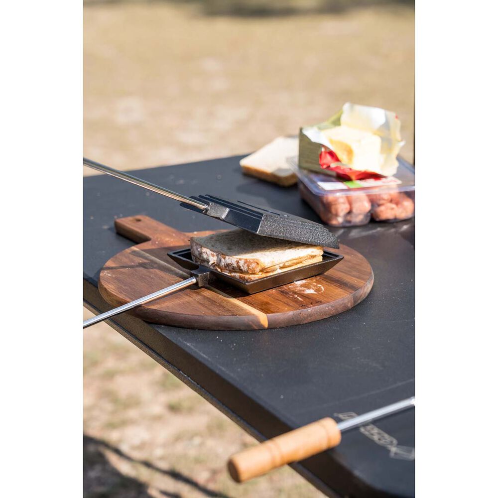 Campfire Cast Iron Jaffle Iron - Jumbo, Single