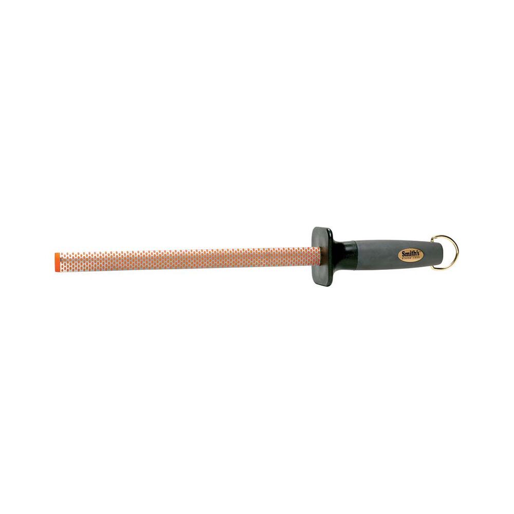 Smith 10in Diamond Oval Steel Knife Sharpener