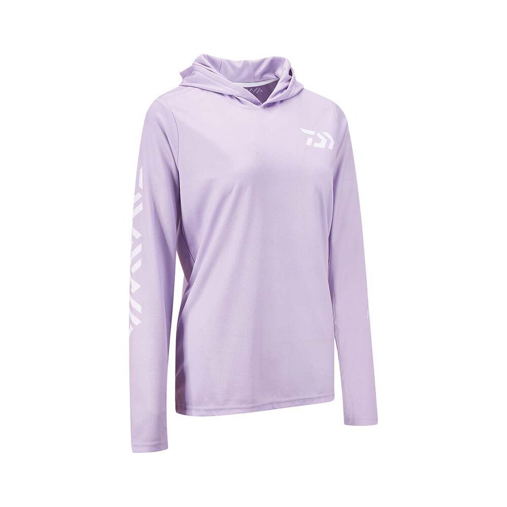 Daiwa Women's Lilac Hooded Sublimated Polo