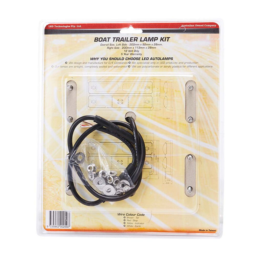 LED Autolamps Submersible LED Auto Lamp Trailer Lights 207BARLP2