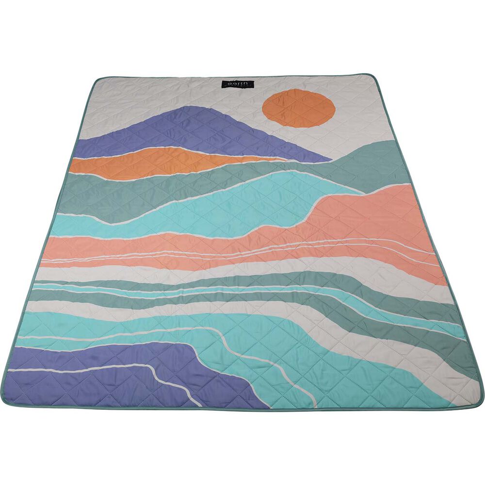 earth by Wanderer® Sunset Recycled Fabric Picnic Blanket