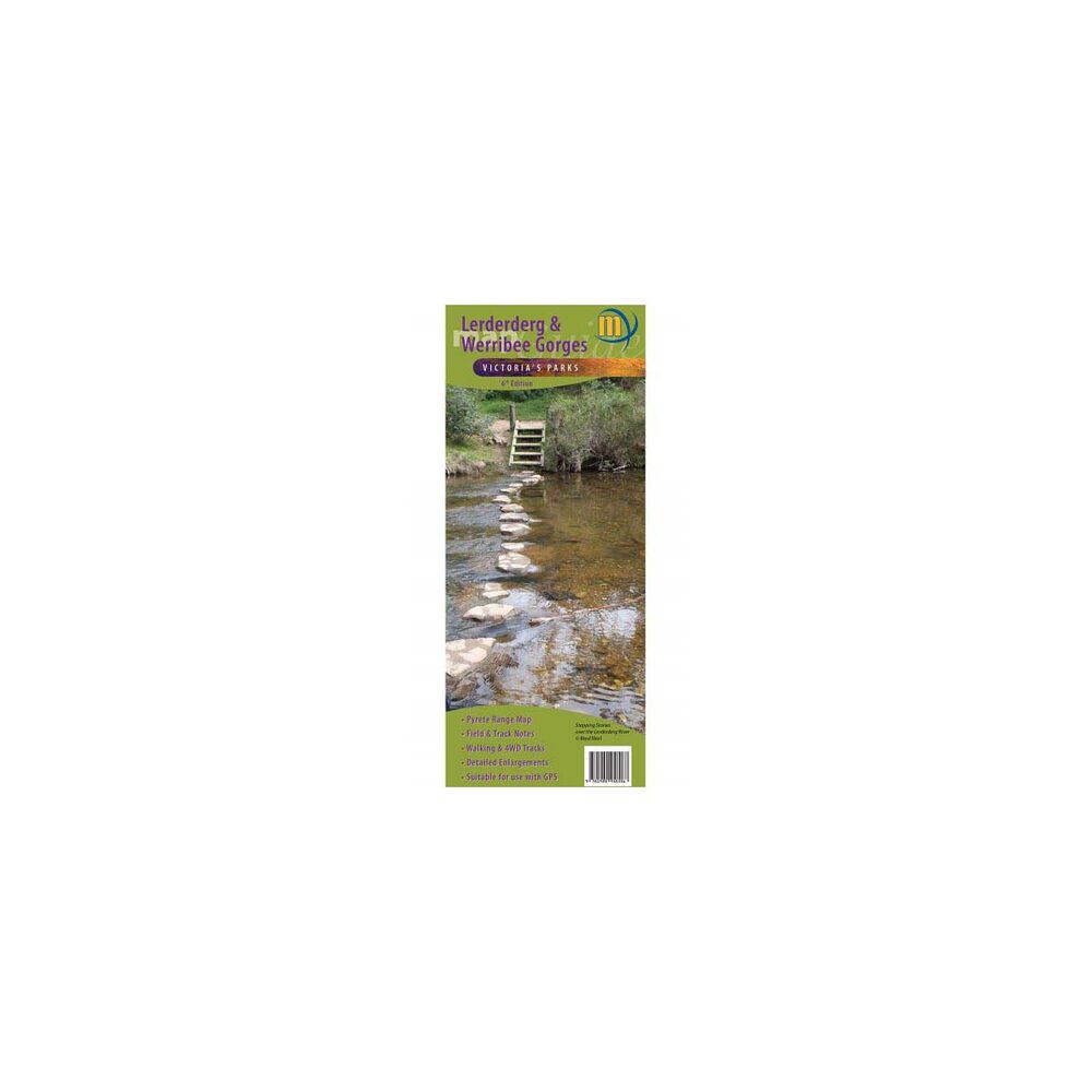 Meridian Maps Lerderderg and Werribee Gorges Map Guide