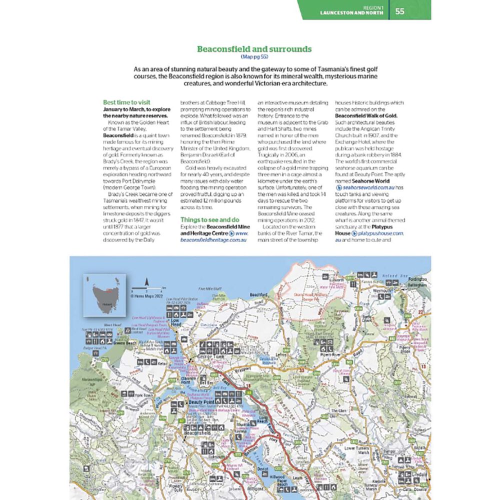 HEMA Tasmania Atlas Guide – 2nd Edition