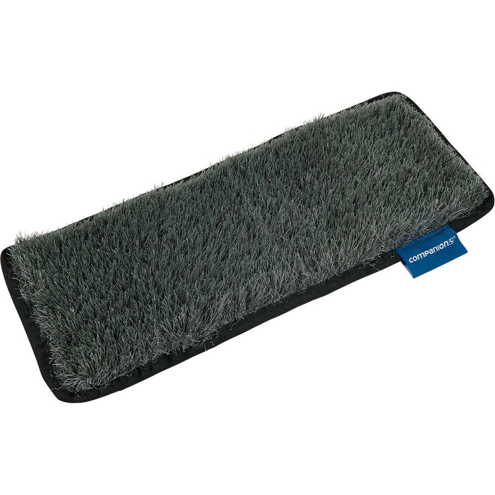 Companion Pull Out Caravan Set Dust Off Mat Grey 50x20cm