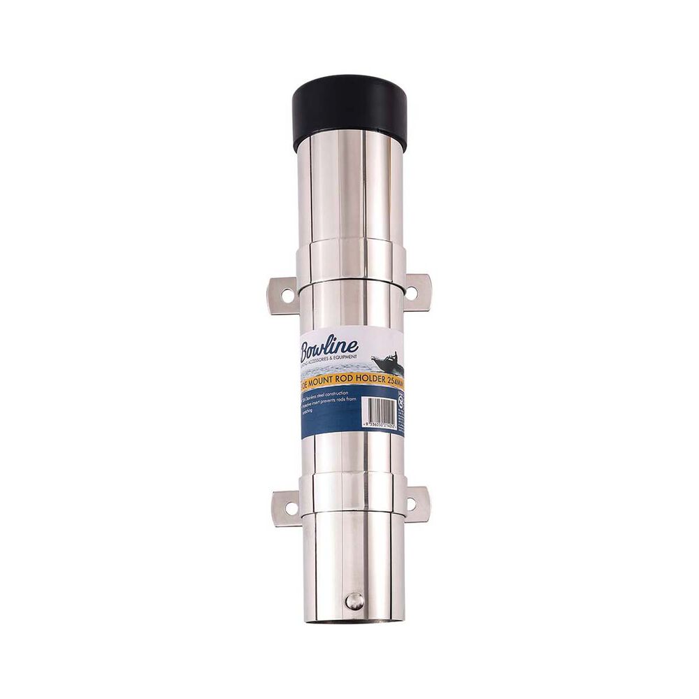 Bowline Side Mount Stainless Steel Rod Holder 254mm