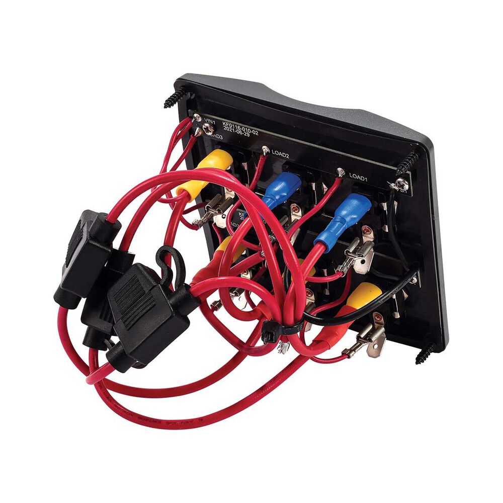 Bowline Switch Panel 6 Gang Black