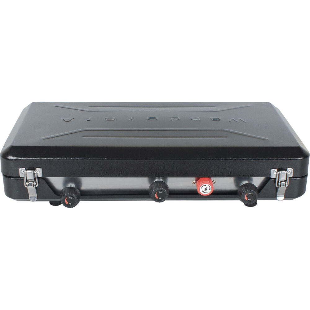 Wanderer LPG Portable 2 Burner Stove with Grill