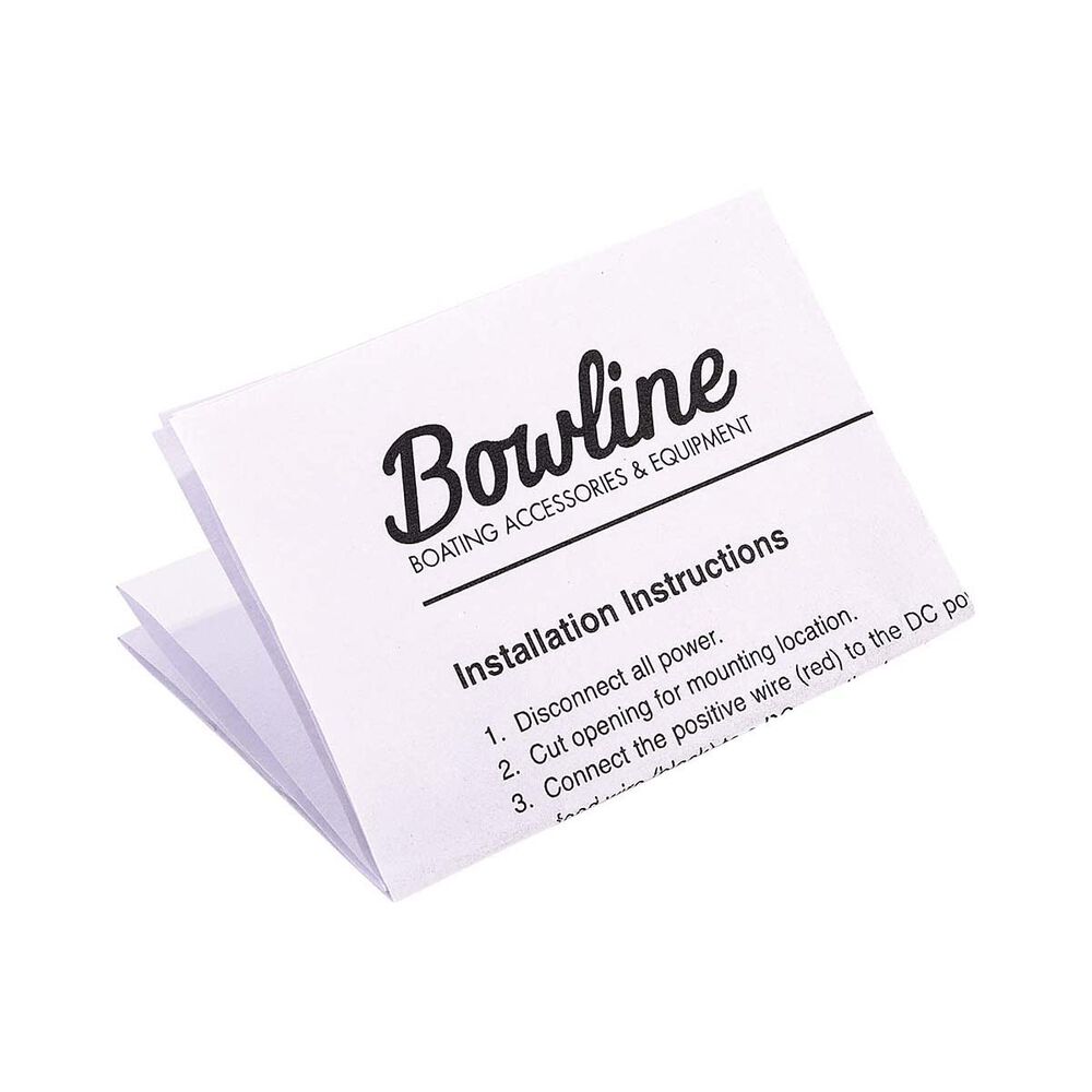 Bowline Switch Panel 3 Gang 2 USB Black