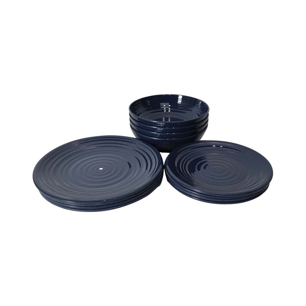 Wanderer Bamboo Melamine 12 Piece Dinner Set