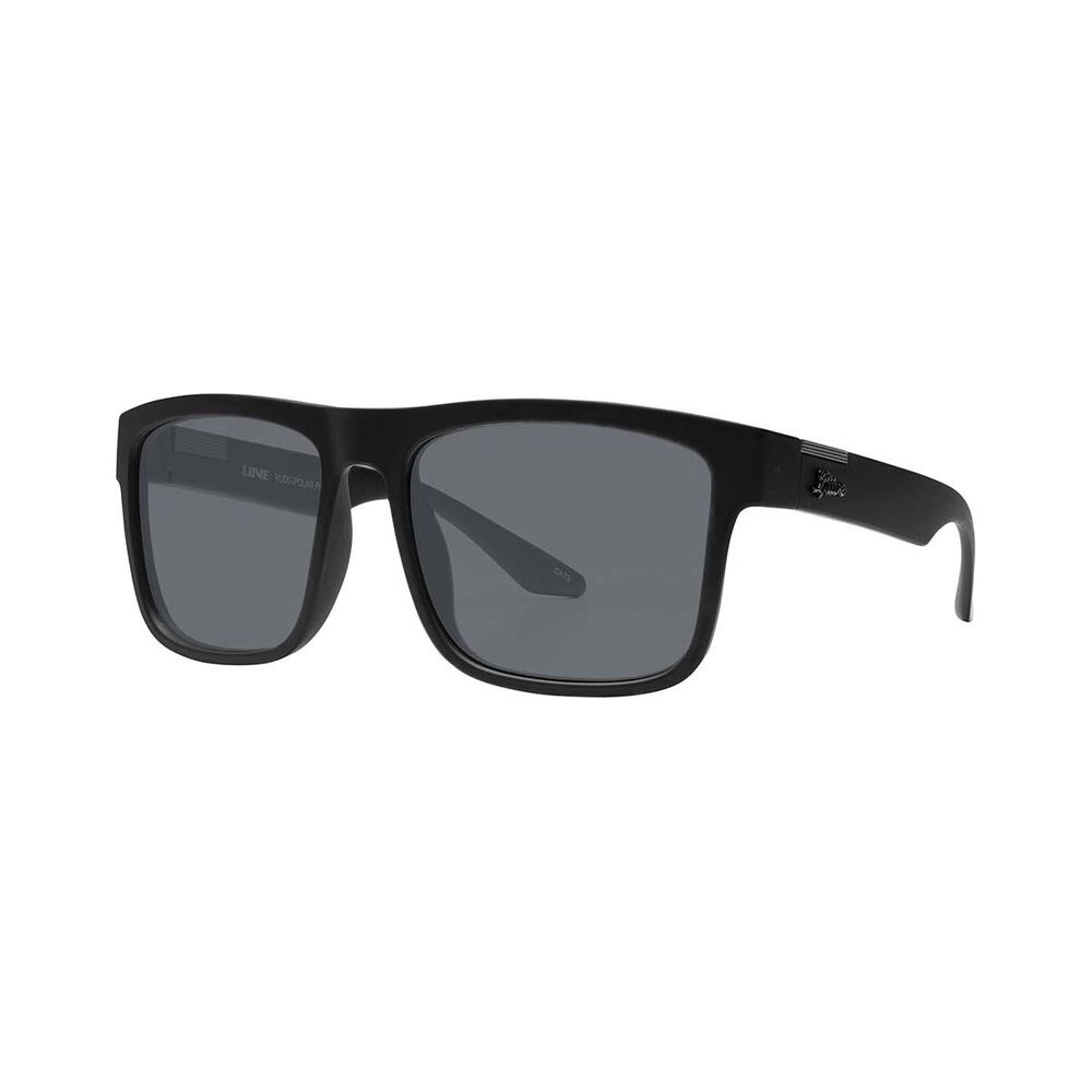 Liive Men's Vudu Polarised Sunglasses Black with Black Lens