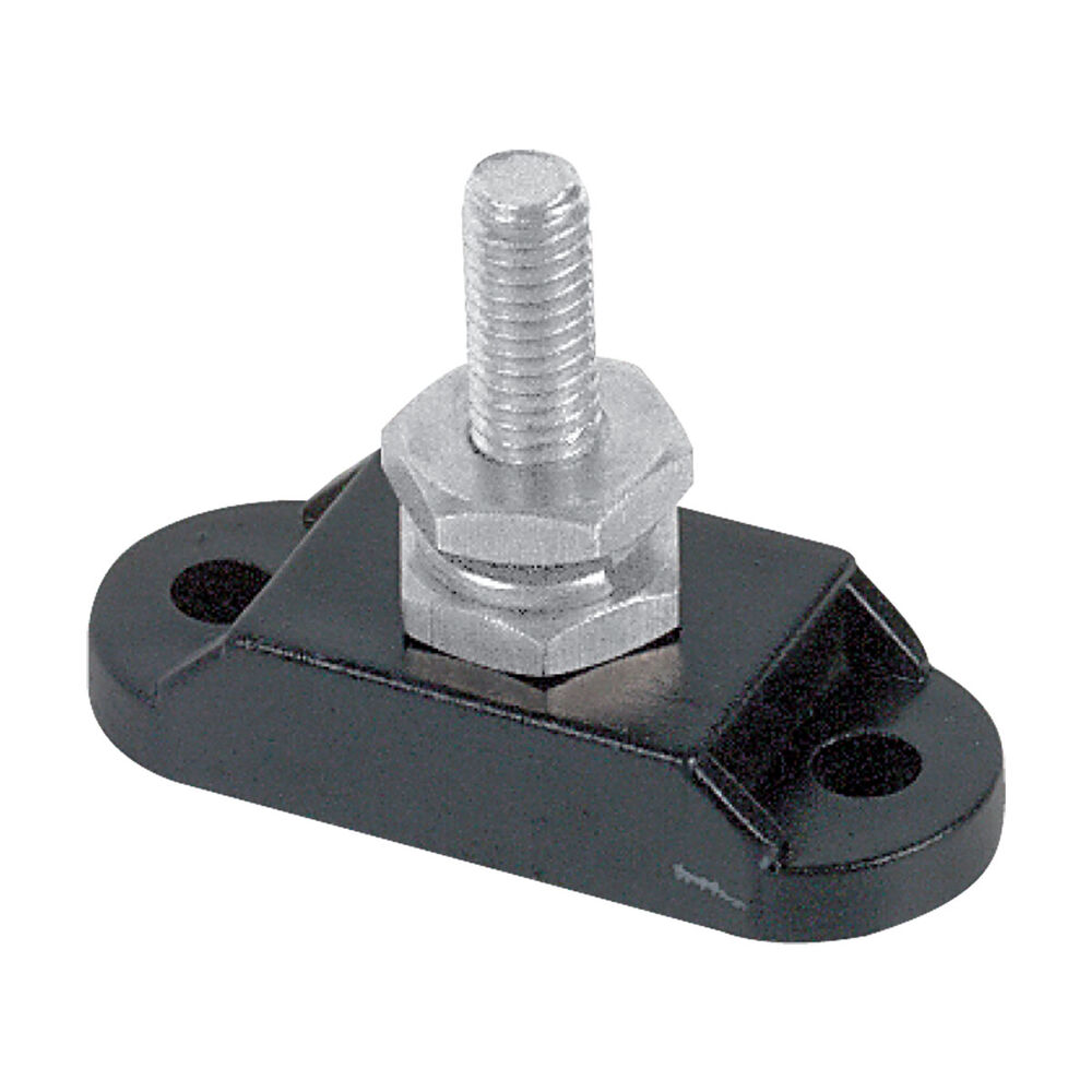 BEP Single Insulated 6mm Stud Black