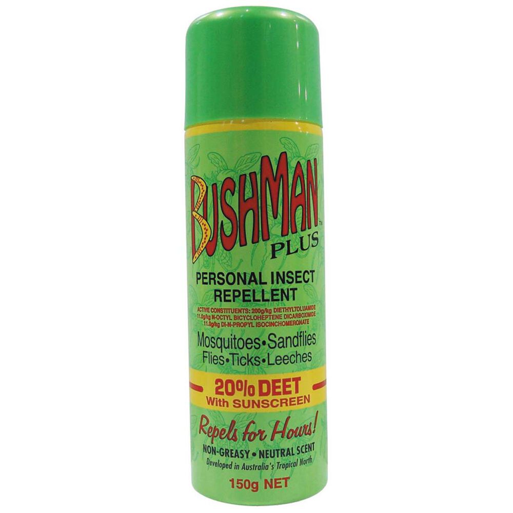 Bushman Aero Insect Repellent with Sunscreen 150g
