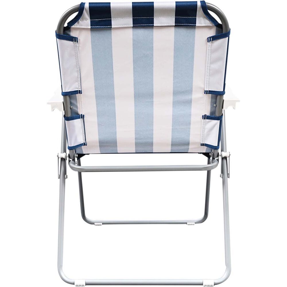 Wanderer Nautical Stripe Chair 120kg