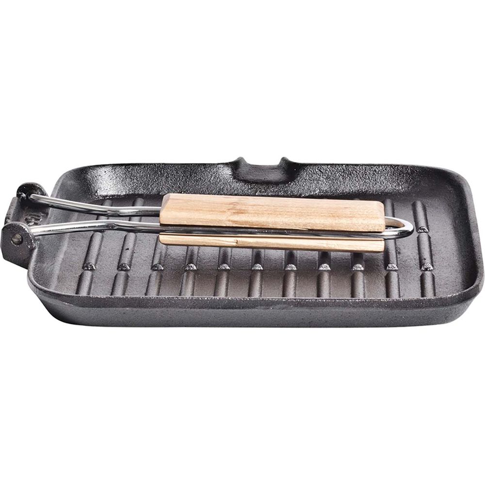 Campfire Cast Iron Frying Pan - Square, 24cm