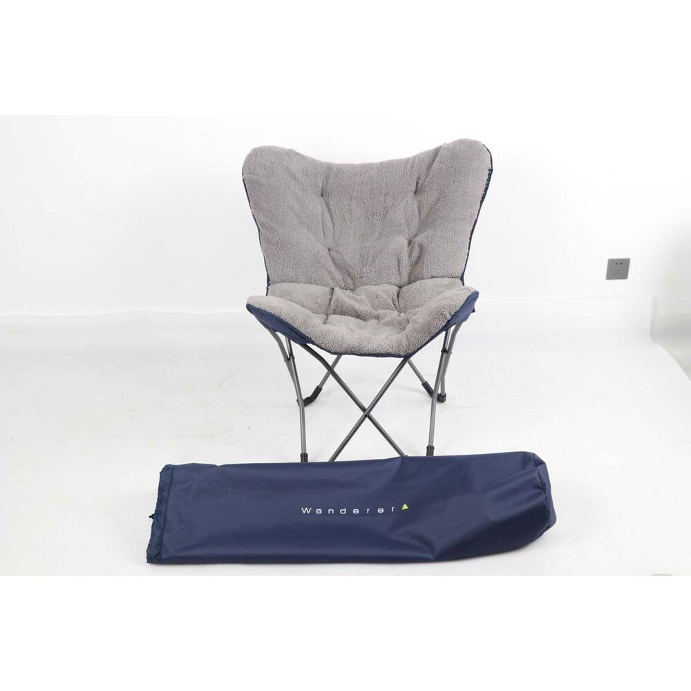 Wanderer Plush Half Moon Chair 120kg