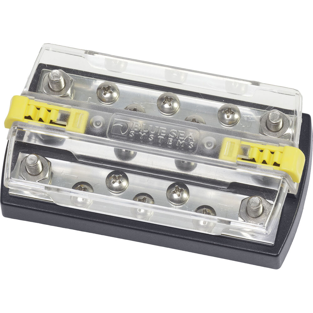 Blue Sea Systems 150A DualBus Plus 5 Gang with Cover