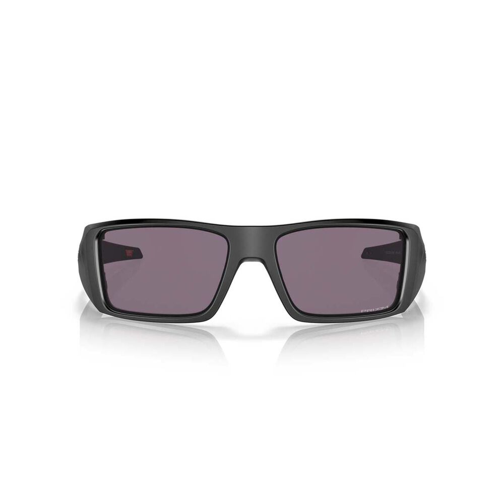 Oakley Heliostat Polarised Sunglasses Black with Prizm Grey Lens