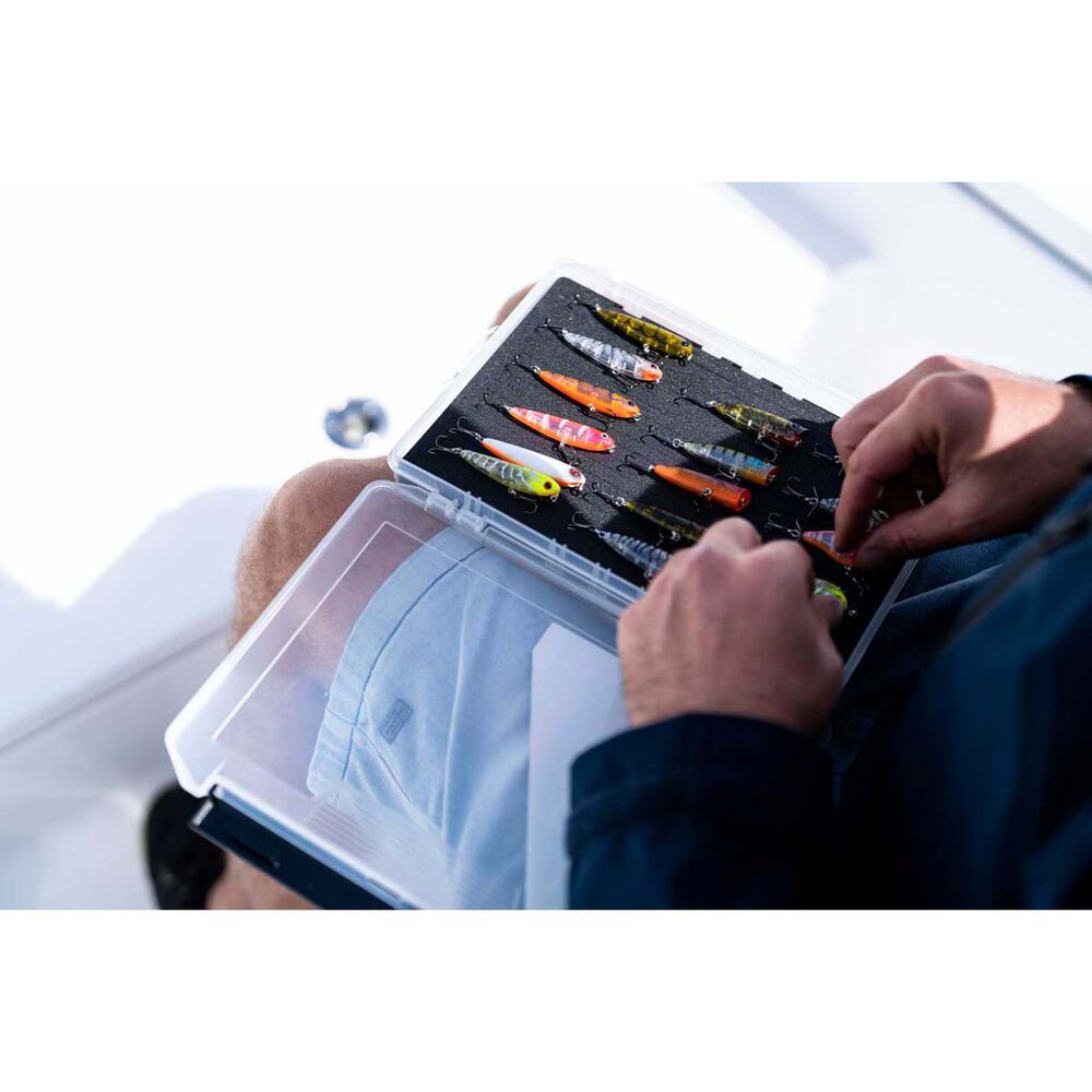Meiho Slit Foam 3020NS Tackle Box Clear