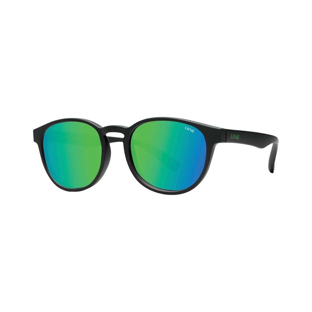 Liive Kids' Bobby Sunglasses Matt Black with Mirror Lens