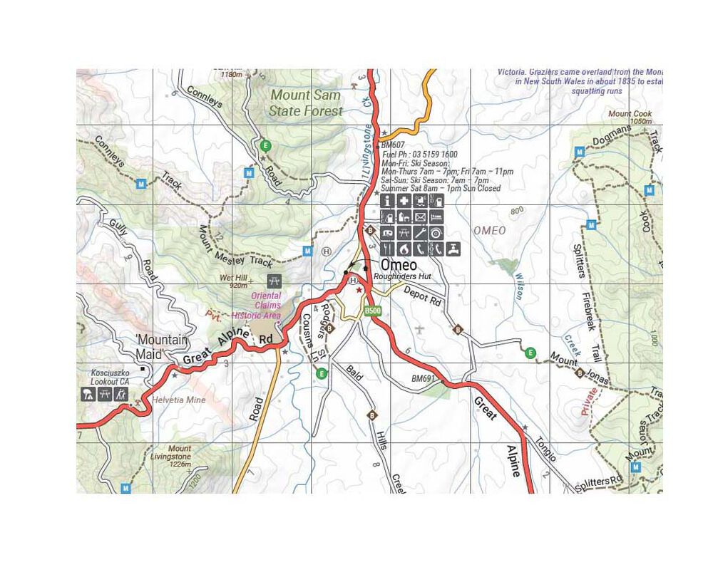 Hema High Country Vic - North East Map