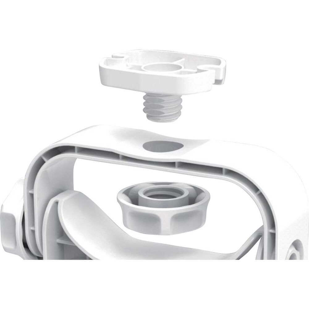 12 Volt Direct Gymbal Mount Fan 6.5” White